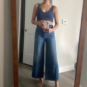 Madewell wide-leg crop jean